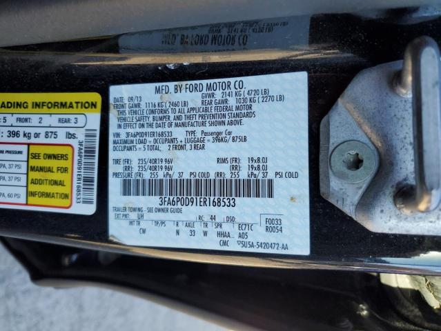 Photo 11 VIN: 3FA6P0D91ER168533 - FORD FUSION 