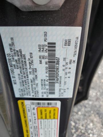 Photo 9 VIN: 3FA6P0D92HR138607 - FORD FUSION TIT 