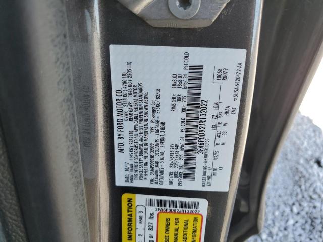 Photo 11 VIN: 3FA6P0D92JR132022 - FORD FUSION TIT 