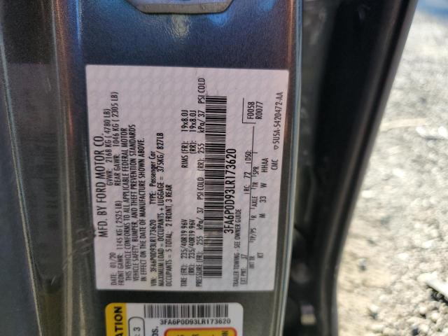 Photo 11 VIN: 3FA6P0D93LR173620 - FORD FUSION TIT 