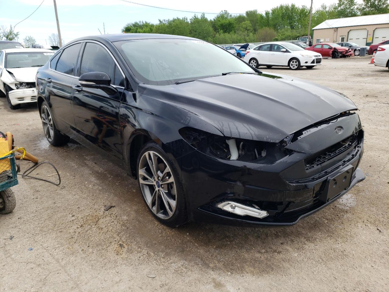 Photo 3 VIN: 3FA6P0D94HR155117 - FORD FUSION 