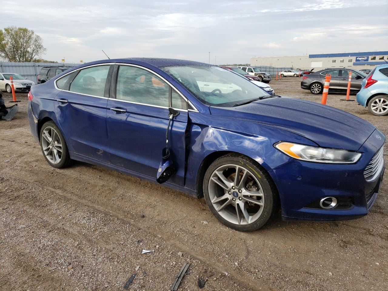 Photo 3 VIN: 3FA6P0D95ER185027 - FORD FUSION 