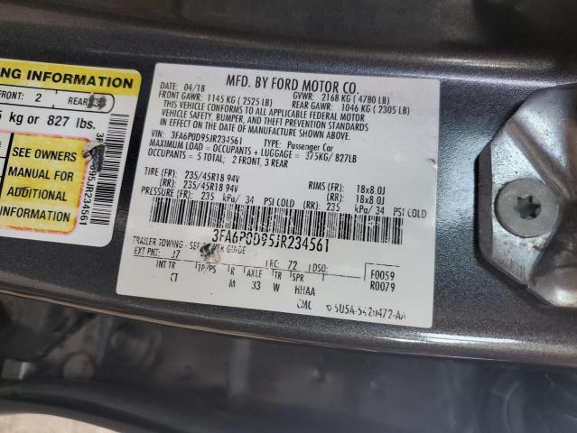 Photo 11 VIN: 3FA6P0D95JR234561 - FORD FUSION TIT 