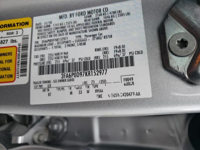 Photo 9 VIN: 3FA6P0D97KR152977 - FORD FUSION TIT 