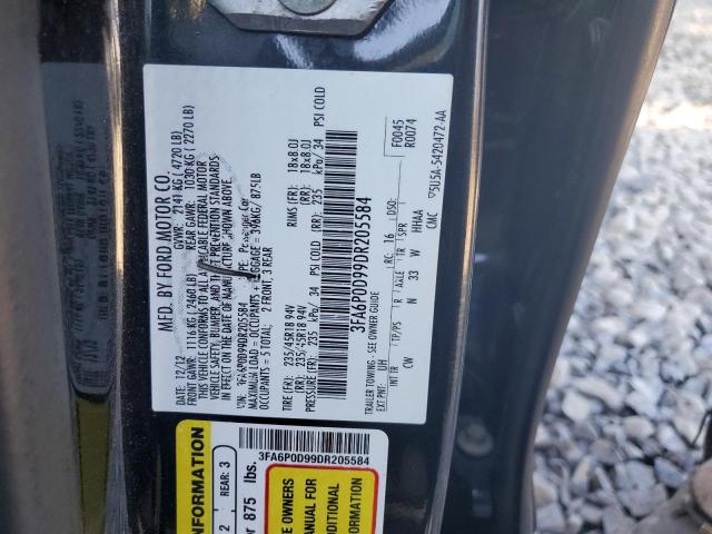 Photo 11 VIN: 3FA6P0D99DR205584 - FORD FUSION 