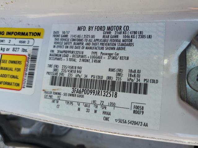 Photo 11 VIN: 3FA6P0D99JR132518 - FORD FUSION TIT 