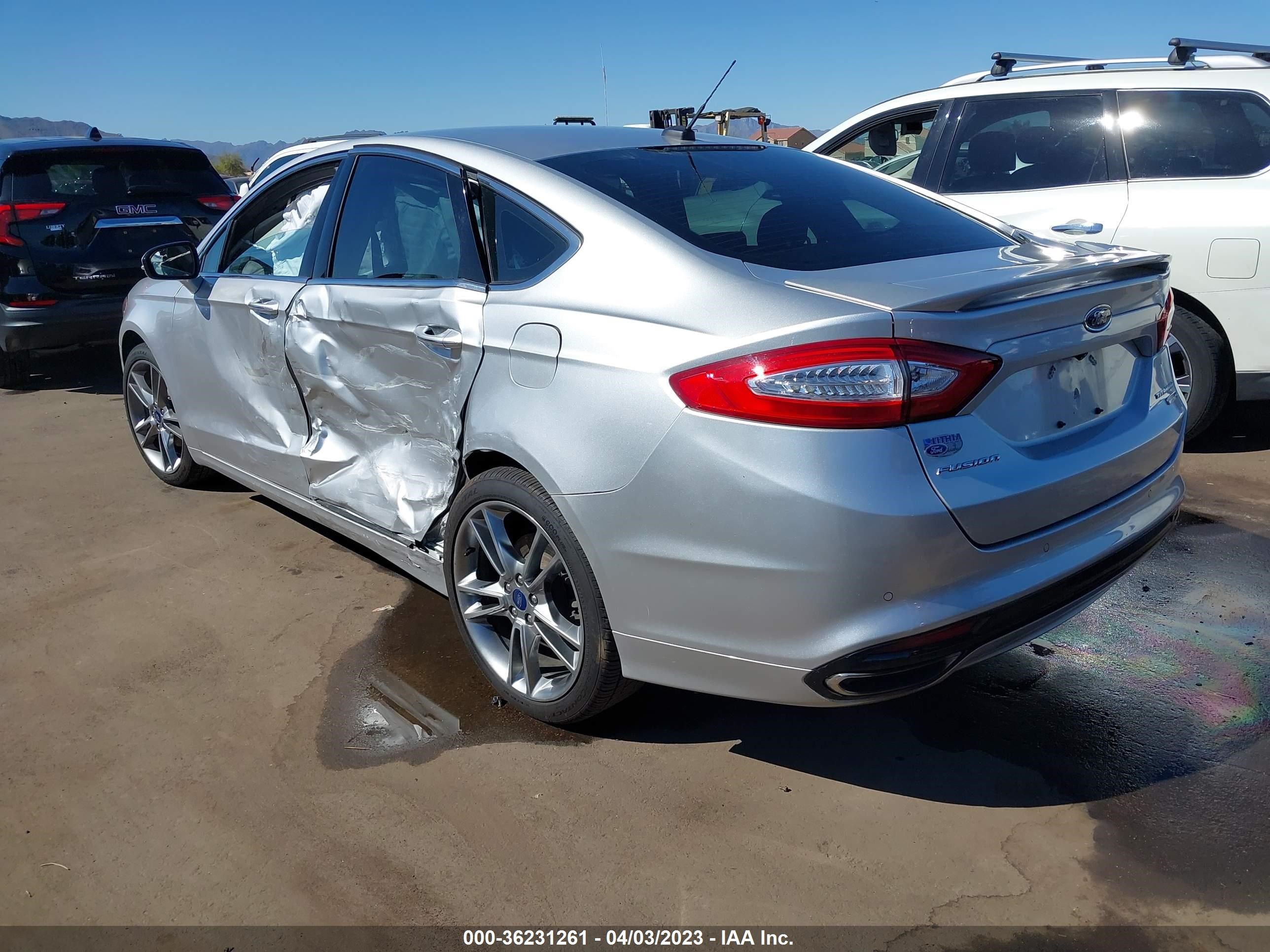 Photo 2 VIN: 3FA6P0D9XER275838 - FORD FUSION 