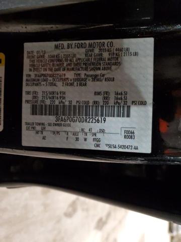 Photo 11 VIN: 3FA6P0G70DR225619 - FORD FUSION 