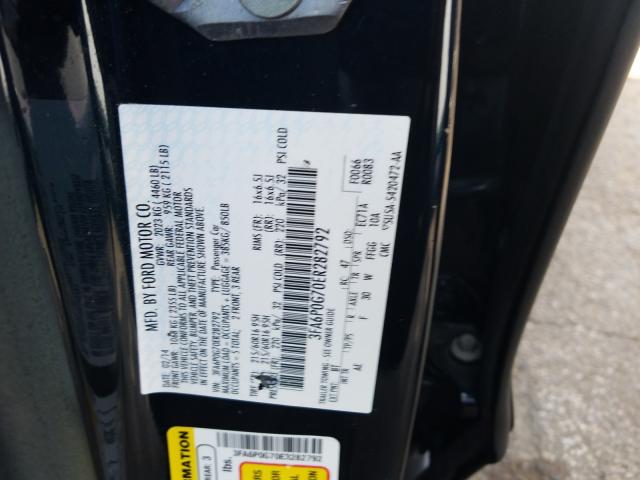 Photo 9 VIN: 3FA6P0G70ER282792 - FORD FUSION S 