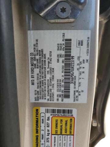 Photo 11 VIN: 3FA6P0G70JR223199 - FORD FUSION S 