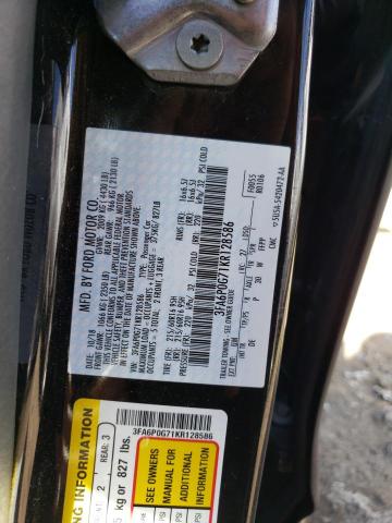 Photo 9 VIN: 3FA6P0G71KR128586 - FORD FUSION S 