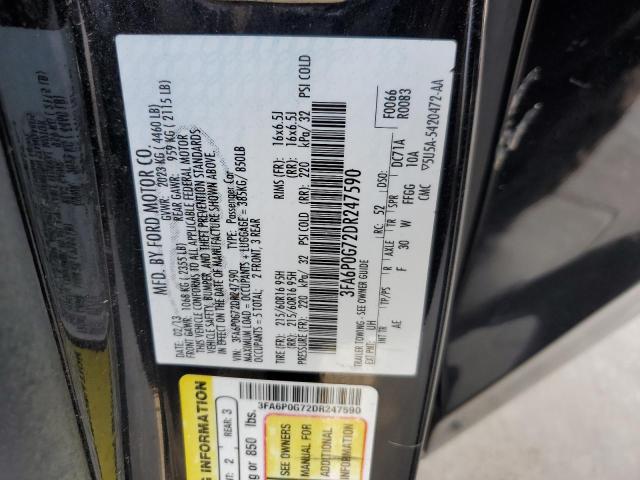 Photo 11 VIN: 3FA6P0G72DR247590 - FORD FUSION 