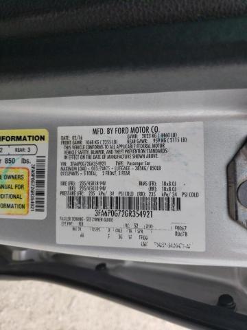 Photo 9 VIN: 3FA6P0G72GR354921 - FORD FUSION S 