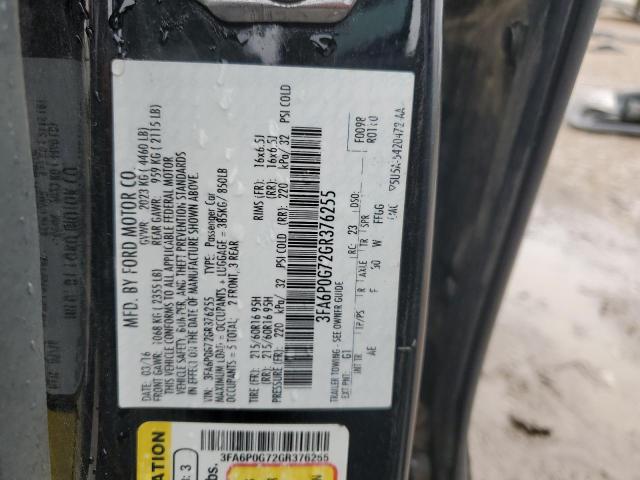 Photo 11 VIN: 3FA6P0G72GR376255 - FORD FUSION 