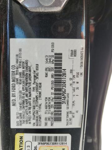 Photo 12 VIN: 3FA6P0G73DR112814 - FORD FUSION S 