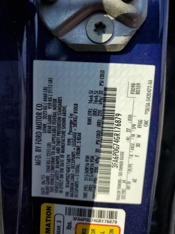 Photo 11 VIN: 3FA6P0G74GR176879 - FORD FUSION S 