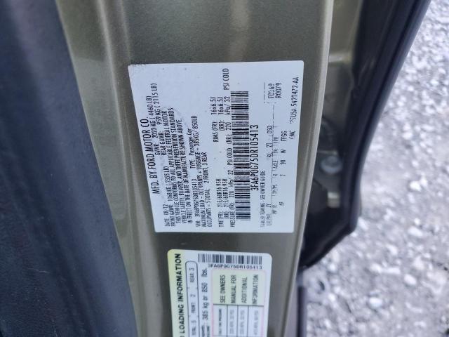 Photo 11 VIN: 3FA6P0G75DR105413 - FORD FUSION S 