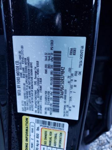 Photo 11 VIN: 3FA6P0G75DR379842 - FORD FUSION S 