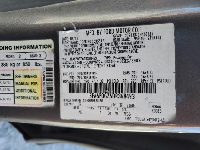 Photo 11 VIN: 3FA6P0G76DR368493 - FORD FUSION S 