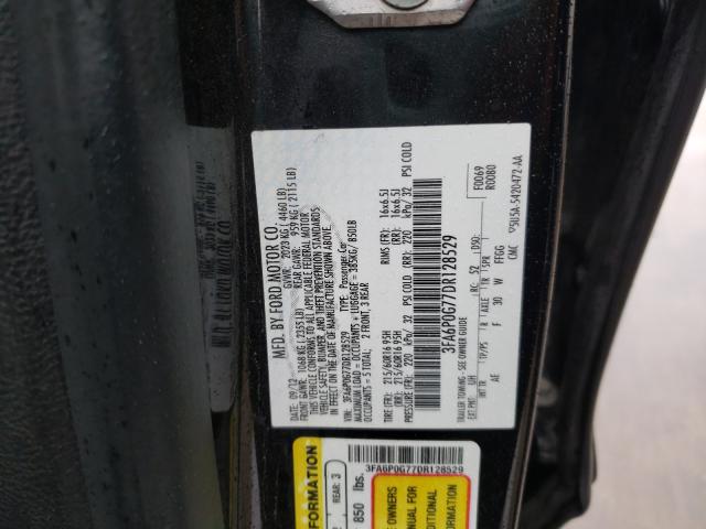 Photo 9 VIN: 3FA6P0G77DR128529 - FORD FUSION S 