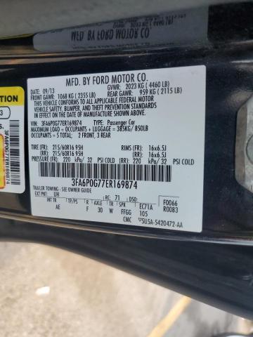 Photo 11 VIN: 3FA6P0G77ER169874 - FORD FUSION 