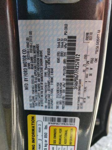 Photo 11 VIN: 3FA6P0G77FR257812 - FORD FUSION 