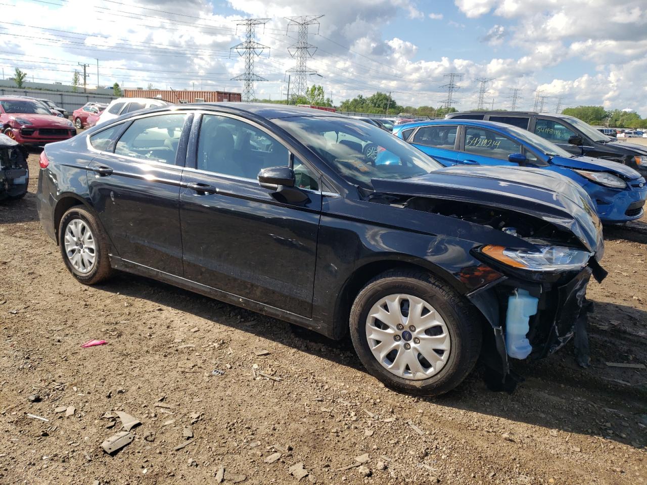 Photo 3 VIN: 3FA6P0G77KR281666 - FORD FUSION 