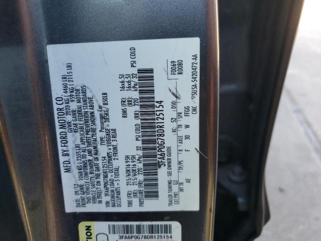 Photo 11 VIN: 3FA6P0G78DR125154 - FORD FUSION S 