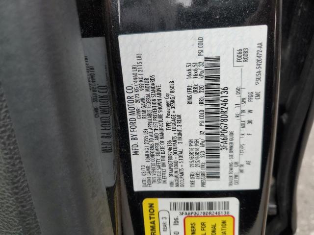 Photo 11 VIN: 3FA6P0G78DR246136 - FORD FUSION S 