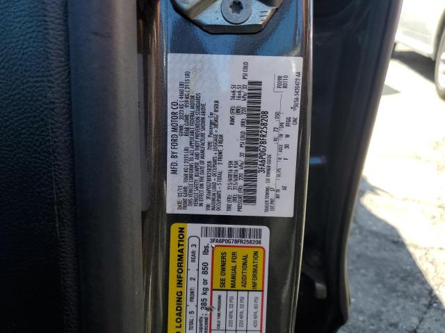 Photo 11 VIN: 3FA6P0G78FR258208 - FORD FUSION 