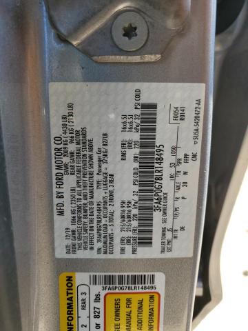 Photo 11 VIN: 3FA6P0G78LR148495 - FORD FUSION 