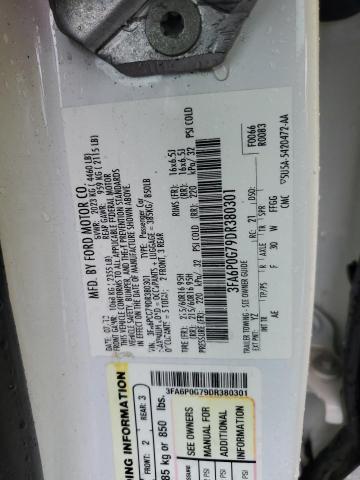 Photo 11 VIN: 3FA6P0G79DR380301 - FORD FUSION S 