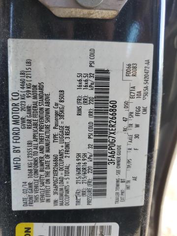 Photo 11 VIN: 3FA6P0G7XER266860 - FORD FUSION S 