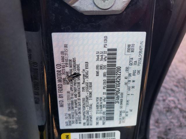 Photo 11 VIN: 3FA6P0G7XGR262200 - FORD FUSION 