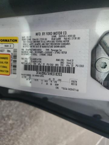 Photo 11 VIN: 3FA6P0G7XHR318203 - FORD FUSION S 