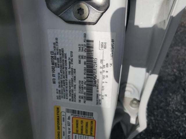 Photo 11 VIN: 3FA6P0G7XLR125915 - FORD FUSION S 