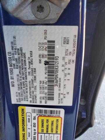 Photo 12 VIN: 3FA6P0H70ER312193 - FORD FUSION SE 