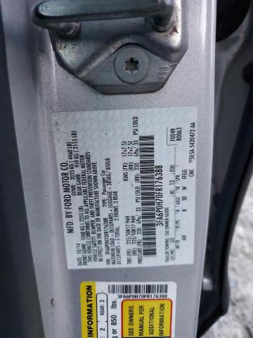 Photo 11 VIN: 3FA6P0H70FR176388 - FORD FUSION SE 