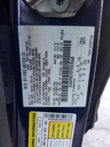 Photo 11 VIN: 3FA6P0H70FR269668 - FORD FUSION SE 