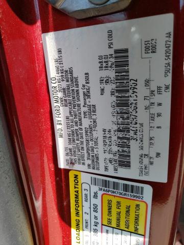 Photo 11 VIN: 3FA6P0H70GR159902 - FORD FUSION SE 