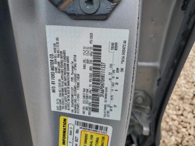 Photo 12 VIN: 3FA6P0H70HR111527 - FORD FUSION 