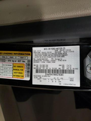 Photo 11 VIN: 3FA6P0H70KR278381 - FORD FUSION SE 