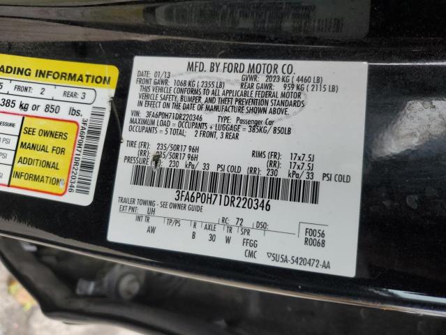 Photo 11 VIN: 3FA6P0H71DR220346 - FORD FUSION SE 