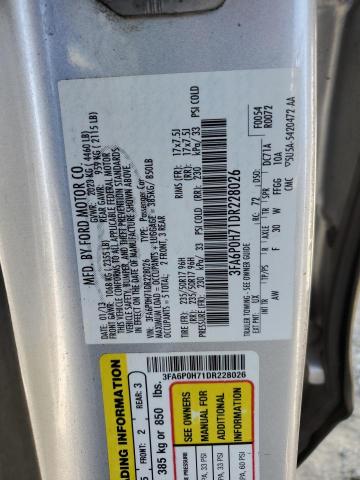 Photo 11 VIN: 3FA6P0H71DR228026 - FORD FUSION SE 