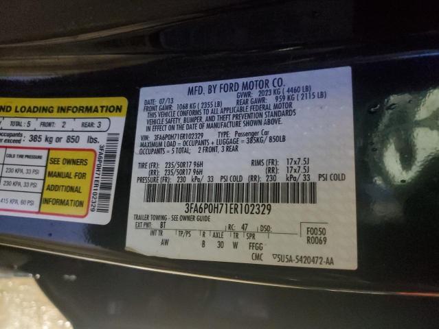 Photo 11 VIN: 3FA6P0H71ER102329 - FORD FUSION 