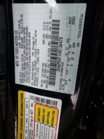 Photo 9 VIN: 3FA6P0H71HR136470 - FORD FUSION 