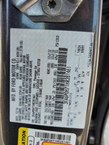 Photo 11 VIN: 3FA6P0H71HR281461 - FORD FUSION SE 