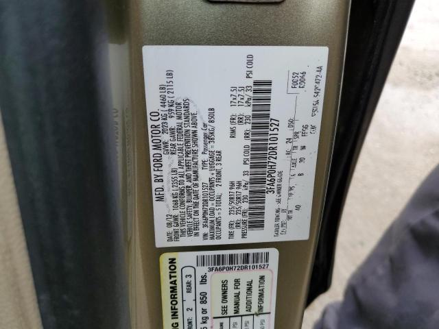 Photo 11 VIN: 3FA6P0H72DR101527 - FORD FUSION SE 