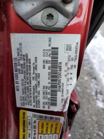 Photo 11 VIN: 3FA6P0H72ER166816 - FORD FUSION 