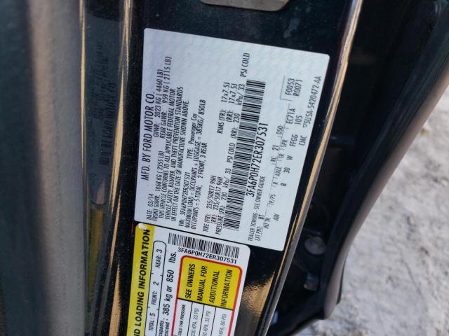 Photo 11 VIN: 3FA6P0H72ER307531 - FORD FUSION 